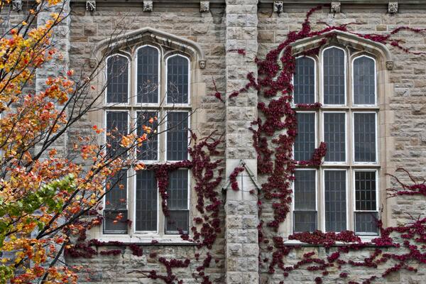 Queen's campus in fall 